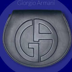 🖤Giorgio Armani🖤 leather logo belt bag